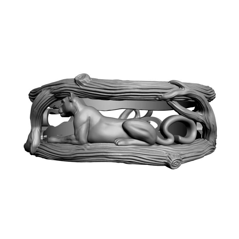 картинка Кольцо пантера RY2-182 3D-STL.COM