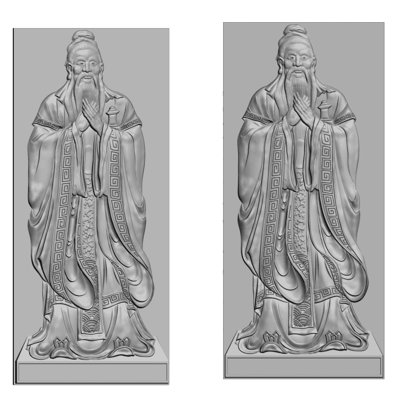 картинка Конфуций L1-073 3D-STL.COM