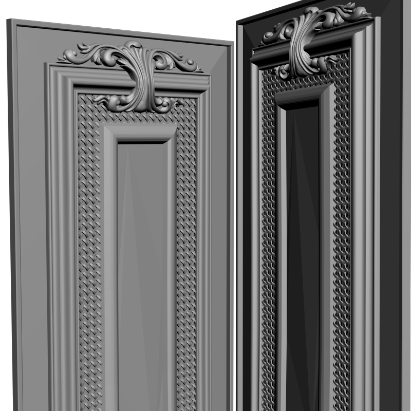 картинка Фасад мебельный M10-020 3D-STL.COM