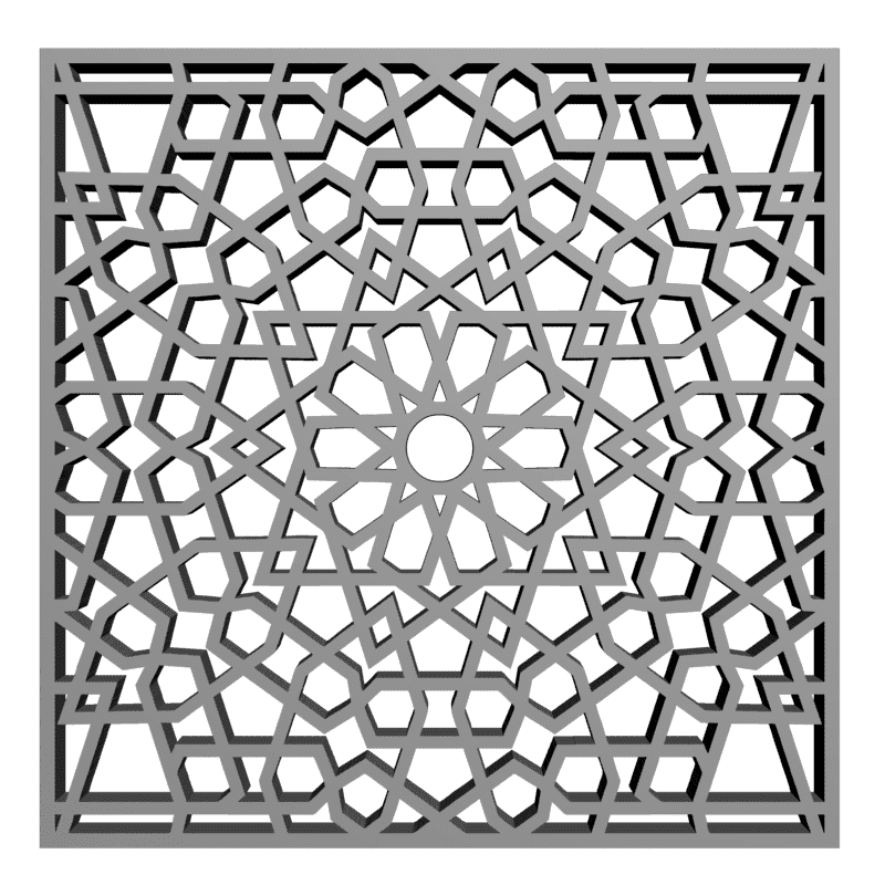 картинка Решётка резная D15-014 3D-STL.COM