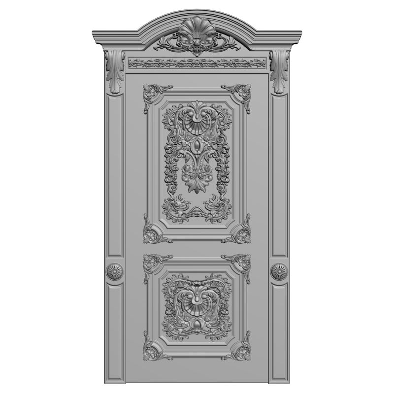 картинка Двери резные H3-073 3D-STL.COM