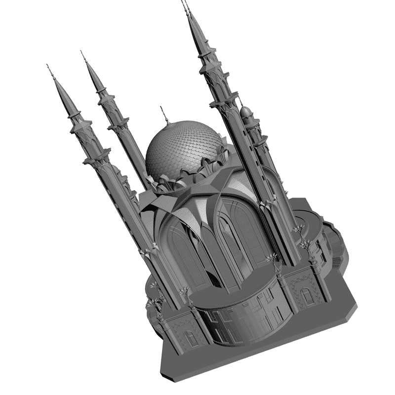 картинка Мечеть H1-001 3D-STL.COM