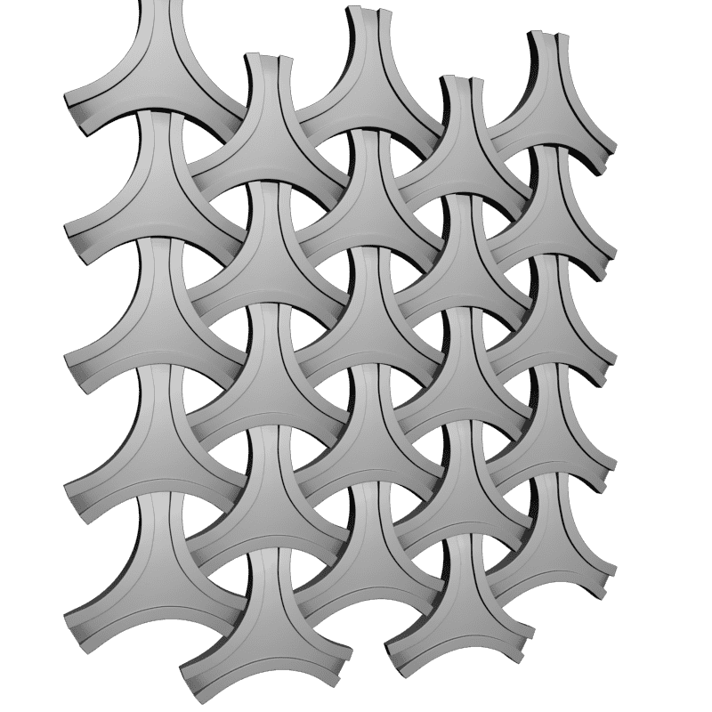 картинка Решётка декоративная D15-022 3D-STL.COM