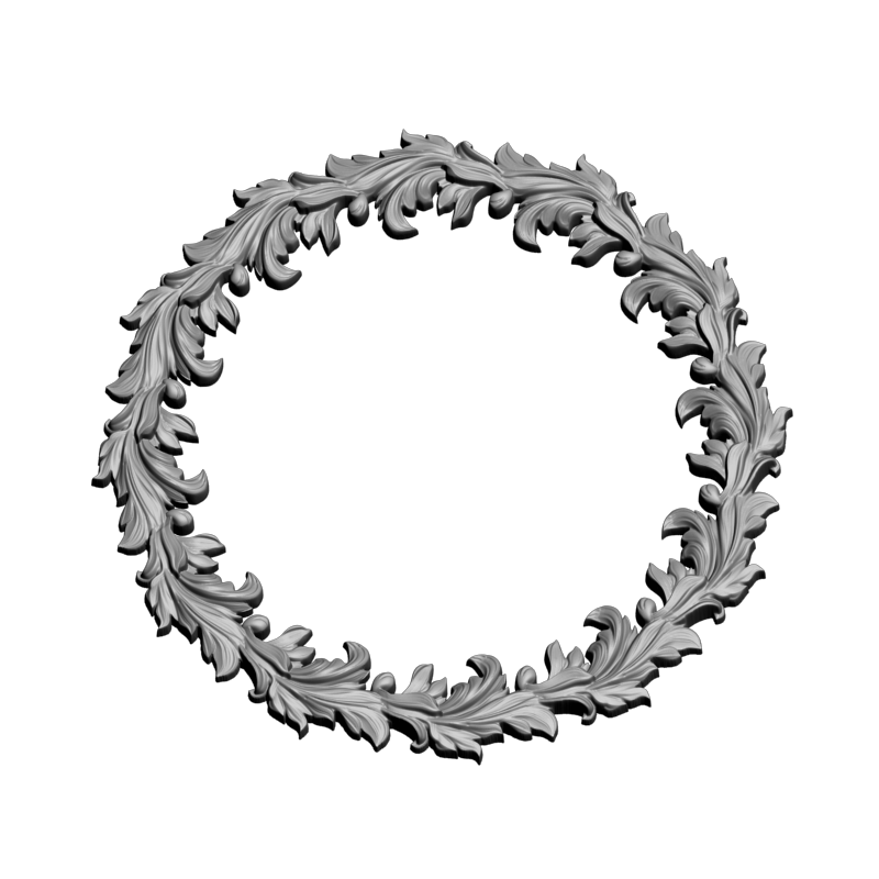 картинка Декор обруч D14-706 3D-STL.COM