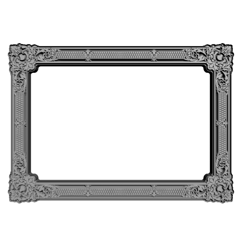 картинка Рама резная D14-699 3D-STL.COM