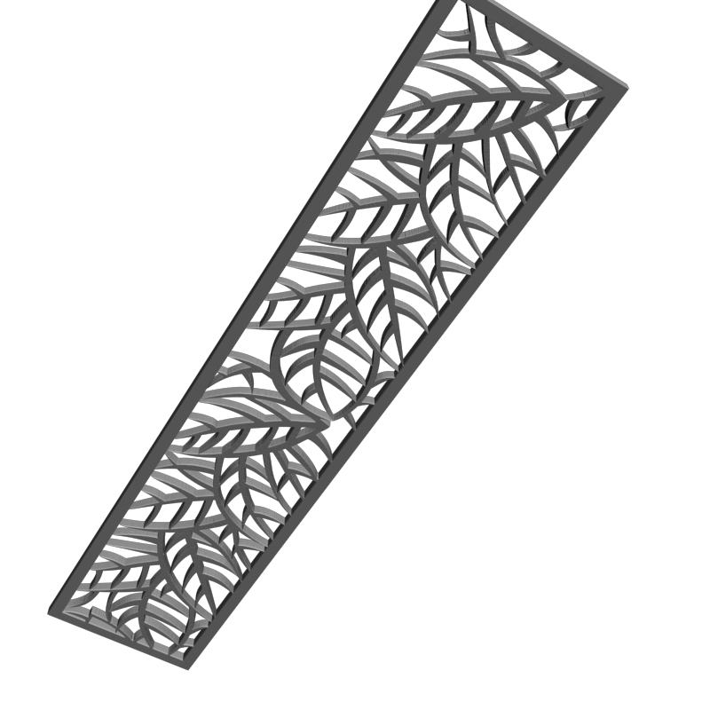 картинка Решётка декоративная прорезная D15-030 3D-STL.COM