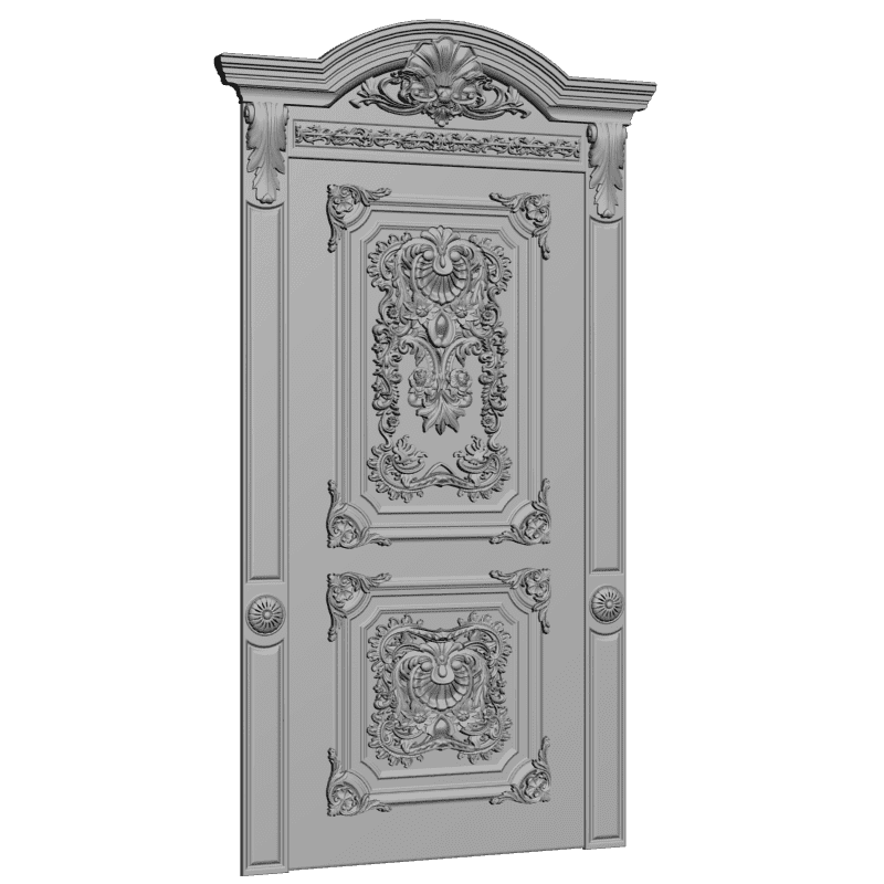 картинка Двери резные H3-073 3D-STL.COM