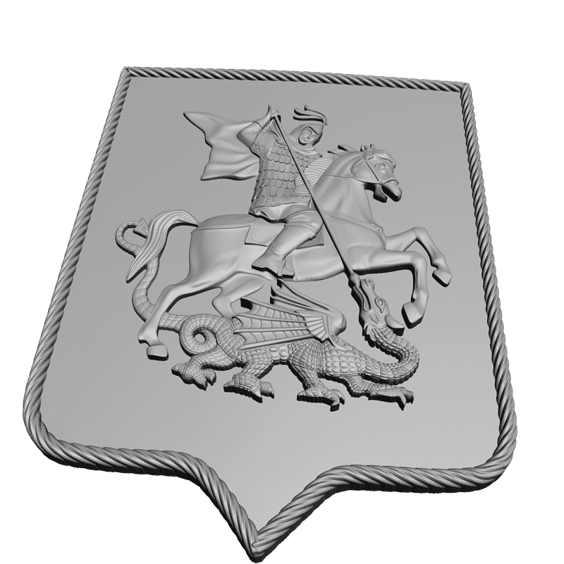 картинка Герб Москвы RG1-025 3D-STL.COM