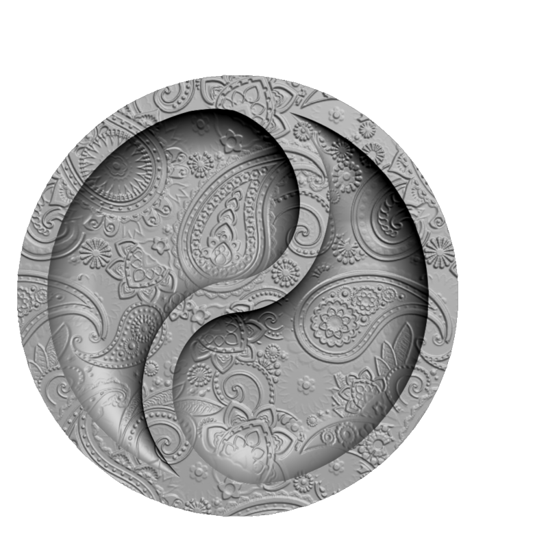картинка Менажница Ин-Ян H5-108 3D-STL.COM