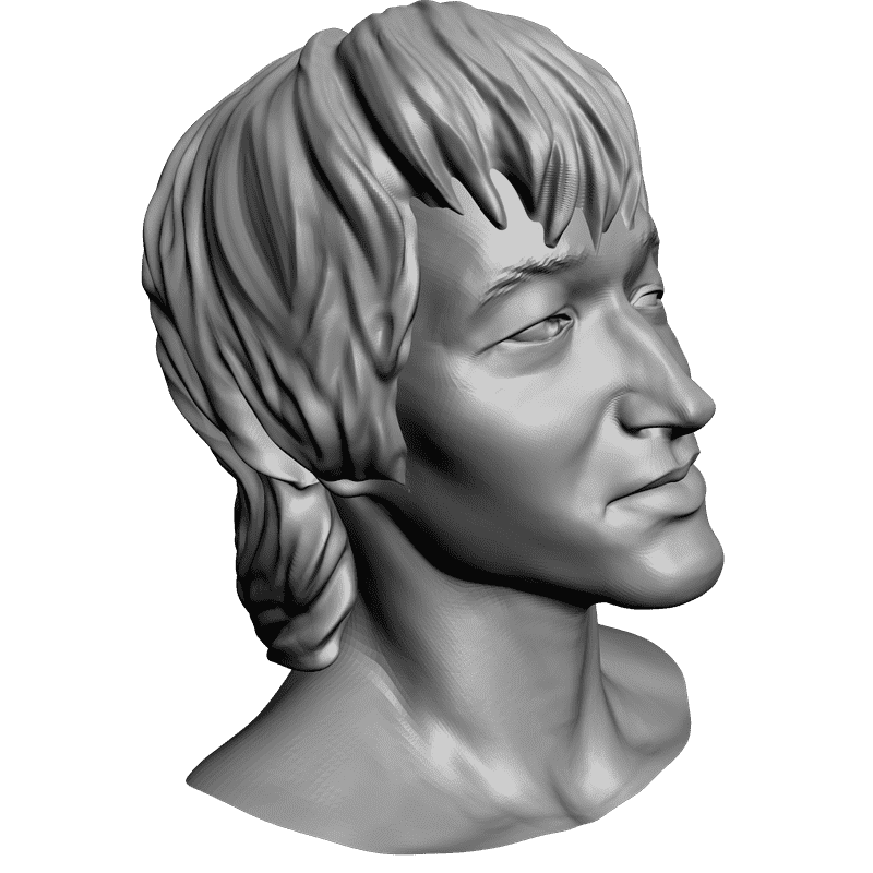 картинка Виктор Цой L2-020 3D-STL.COM
