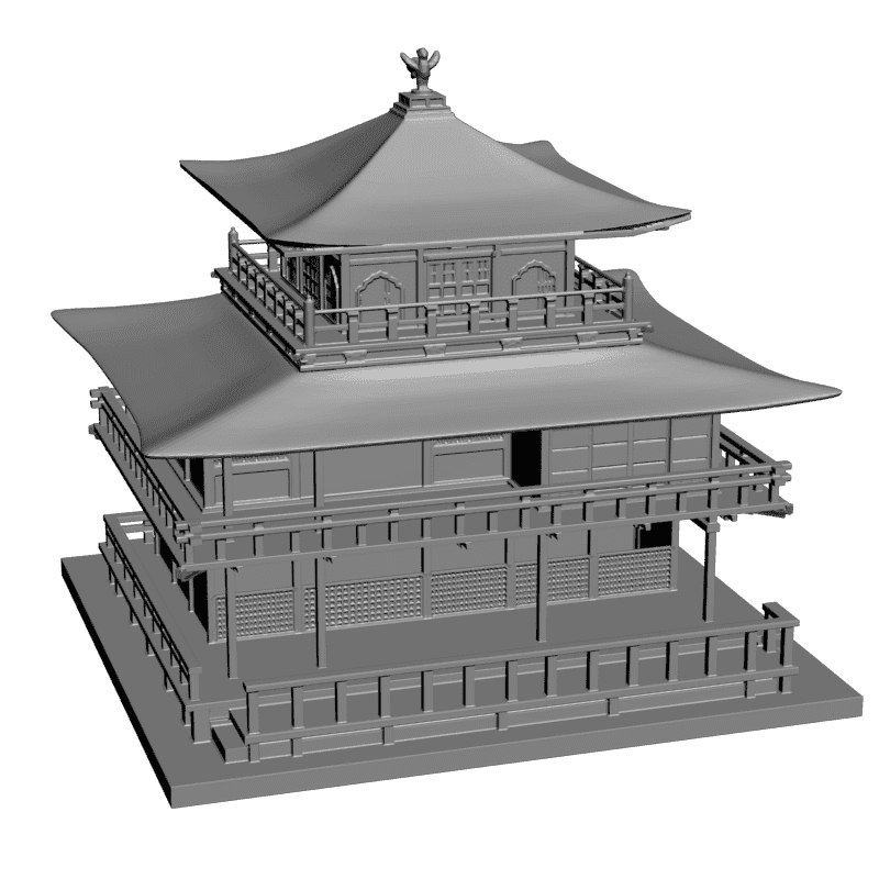 картинка Китайский дом H1-036 3D-STL.COM
