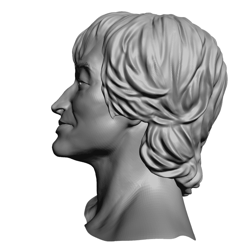 картинка Виктор Цой L2-020 3D-STL.COM