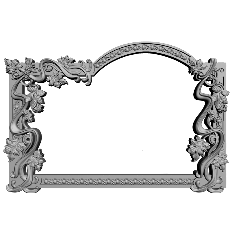картинка Рама резная D14-692 3D-STL.COM