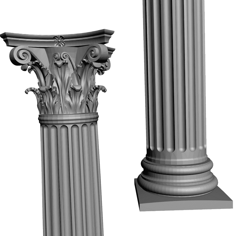 картинка Колонна D8-003 3D-STL.COM