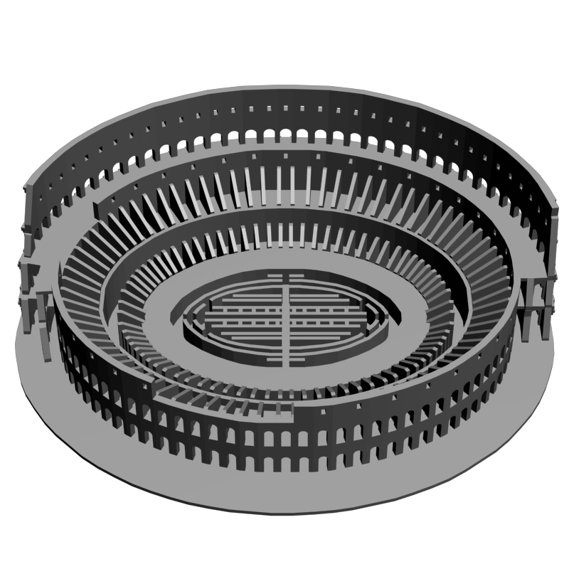картинка Колизей H1-019 3D-STL.COM