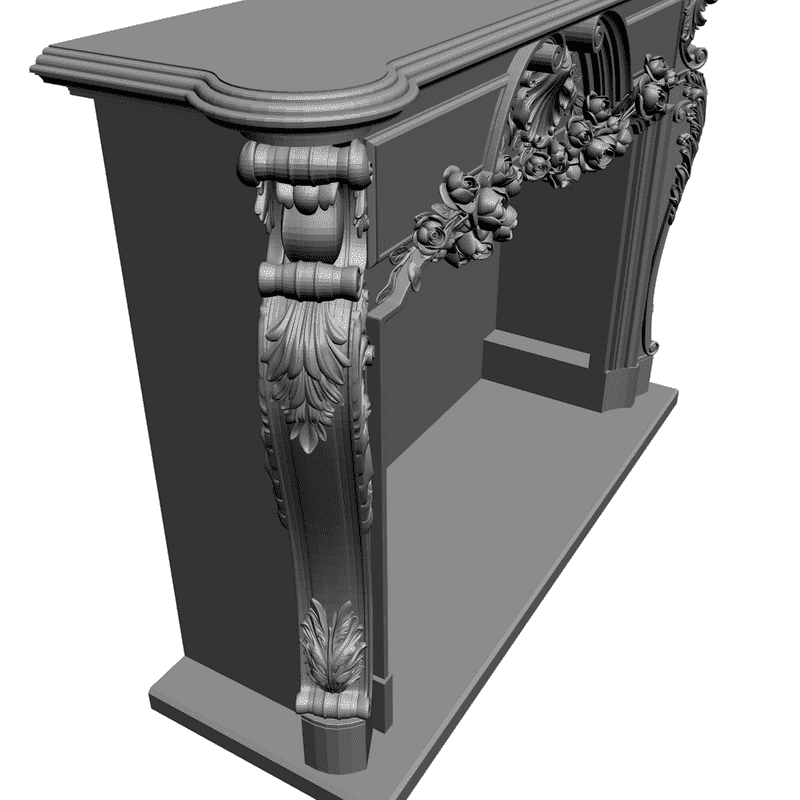 картинка Камин H4-002 3D-STL.COM