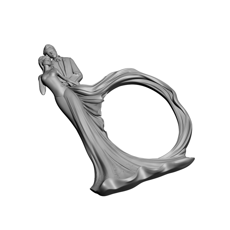 картинка Фото-рамка резная D14-687 3D-STL.COM