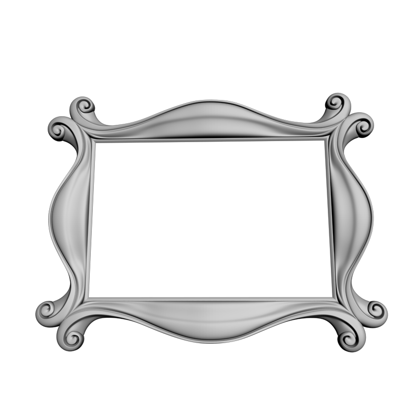 картинка Рама резная D14-696 3D-STL.COM