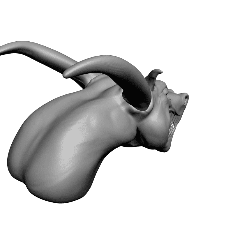 картинка Голова дракона F6-021 3D-STL.COM