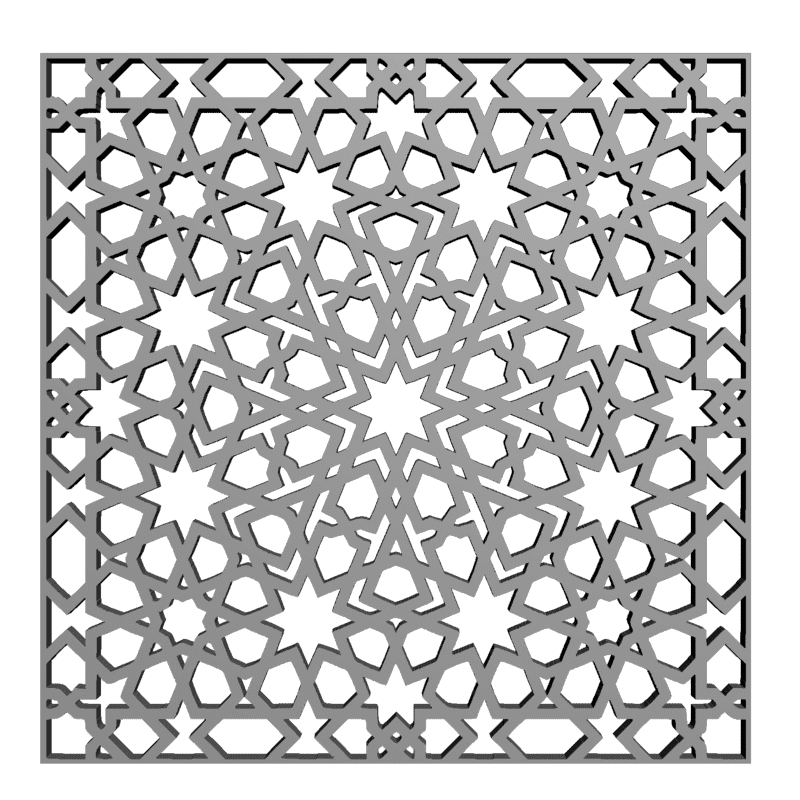 картинка Решётка резная D15-013 3D-STL.COM