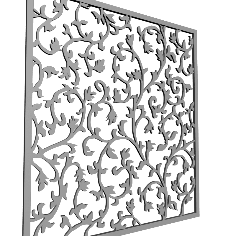 картинка Решётка декоративная D15-019 3D-STL.COM