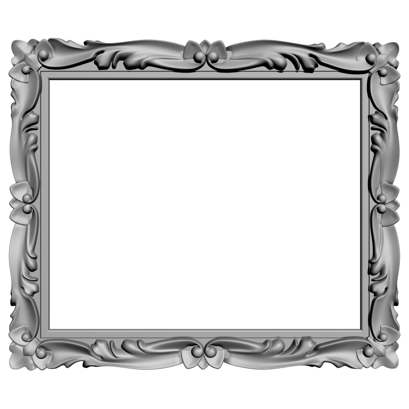 картинка Рамка резная D14-657 3D-STL.COM