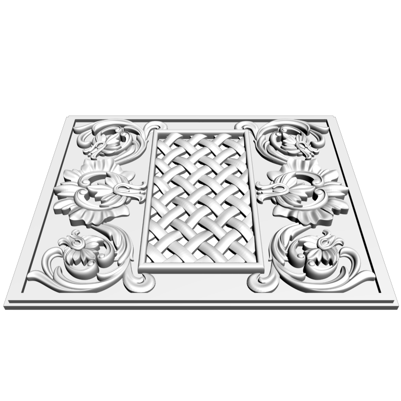 картинка Решётка декоративная D15-027 3D-STL.COM