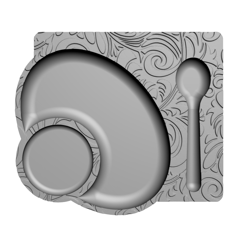 картинка Менажница поднос H5-134 3D-STL.COM