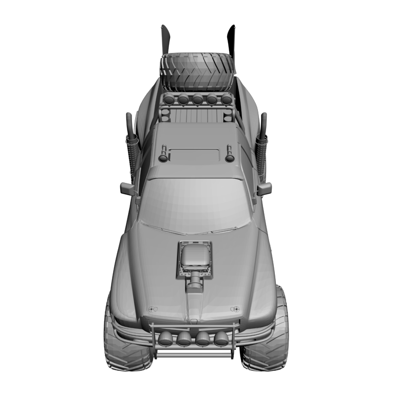 картинка Автомобиль снегоход RT3-095 3D-STL.COM