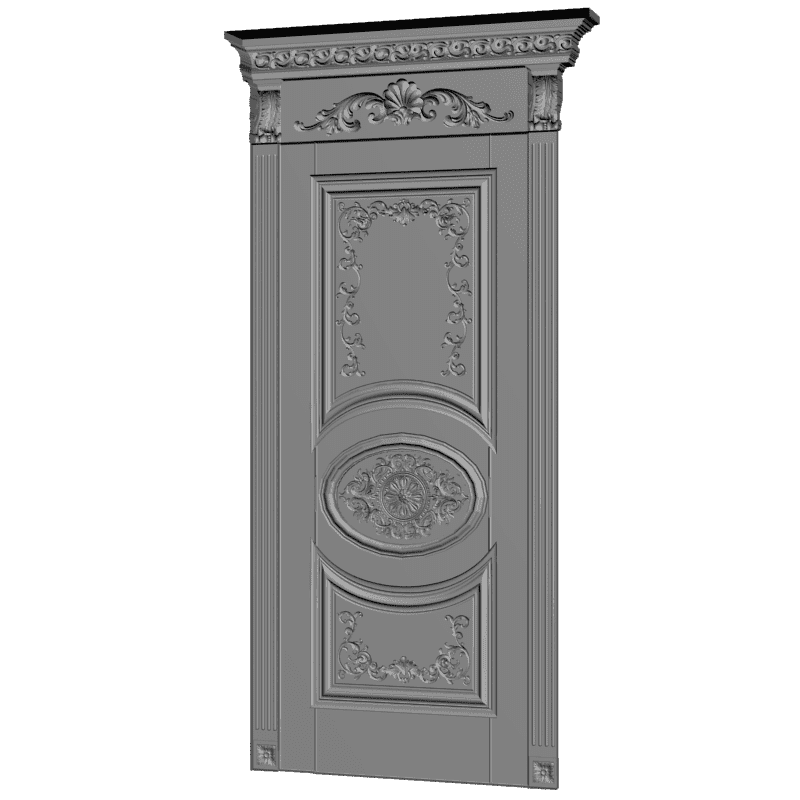 картинка Двери резные H3-065 3D-STL.COM
