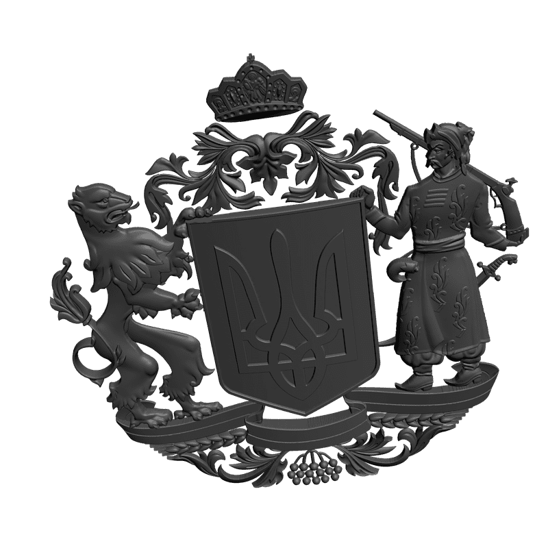 картинка Герб Украины RG1-019 3D-STL.COM