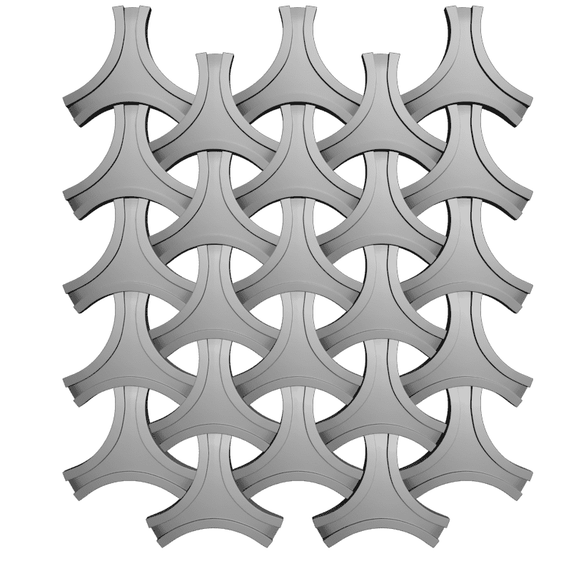 картинка Решётка декоративная D15-022 3D-STL.COM