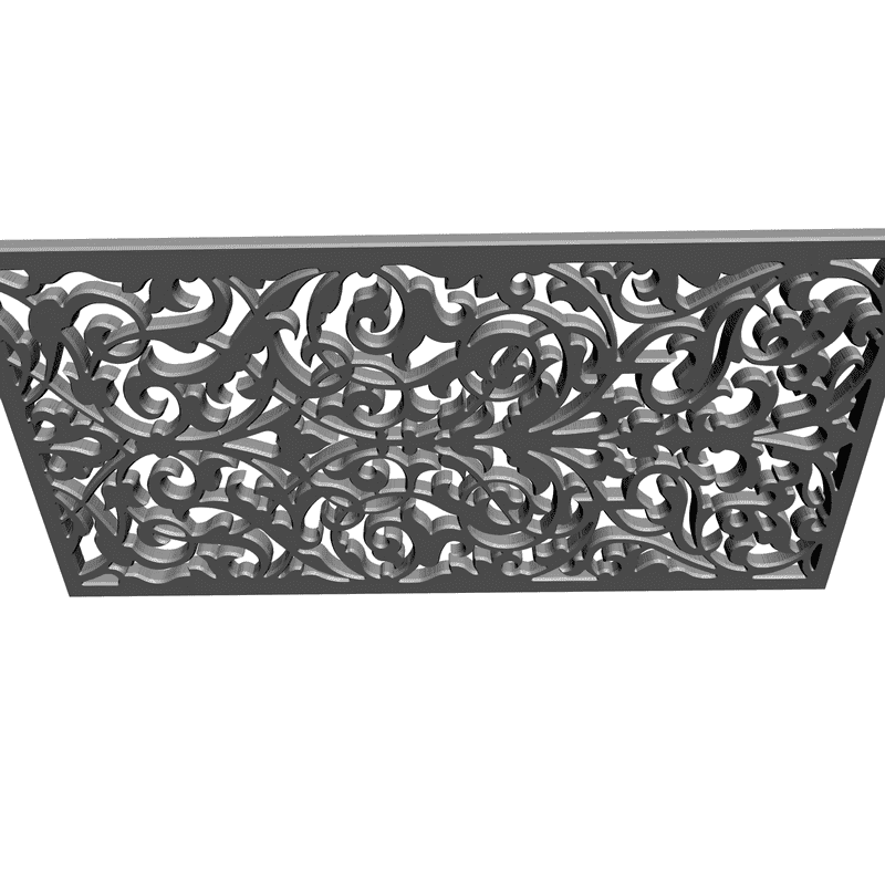 картинка Решётка резная D15-011 3D-STL.COM