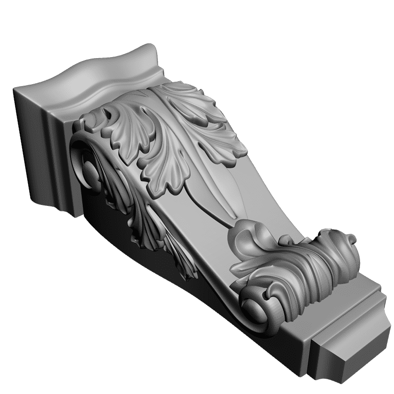 картинка Кронштейн резной D9-150 3D-STL.COM