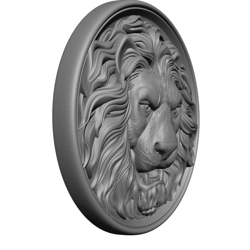 картинка Лев F1-143 3D-STL.COM