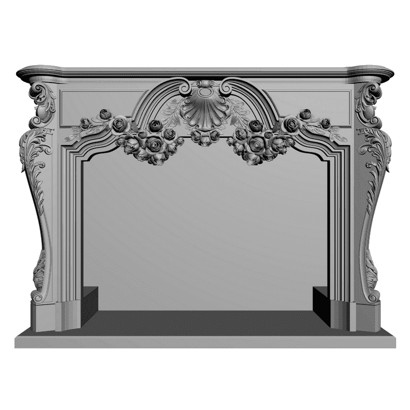 картинка Камин H4-002 3D-STL.COM