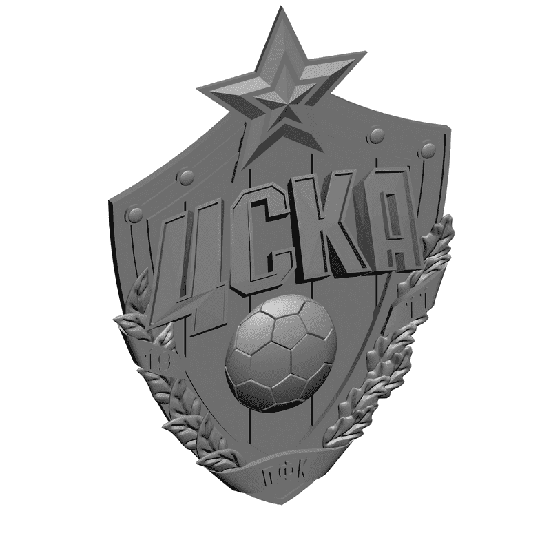 картинка Логотип (знак) ЦСКА RG3-002 3D-STL.COM