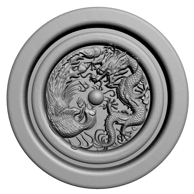 картинка Шашка фишка PI2-137 3D-STL.COM