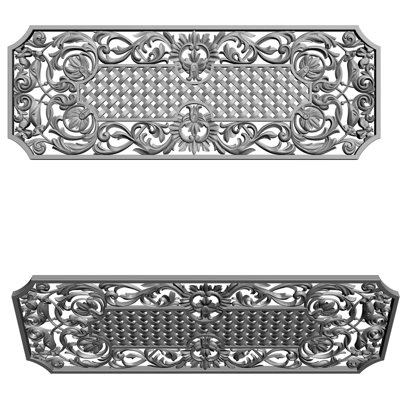 картинка Решётка резная D15-001 3D-STL.COM