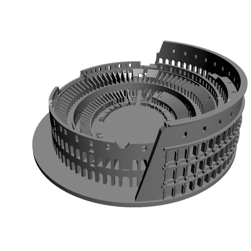 картинка Колизей H1-019 3D-STL.COM