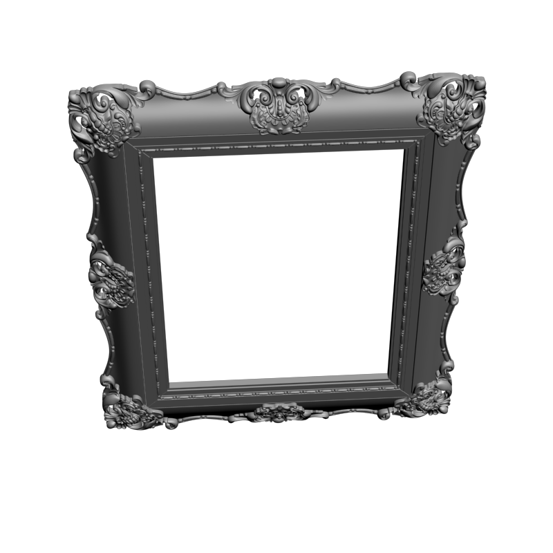 картинка Рамка резная D14-685 3D-STL.COM