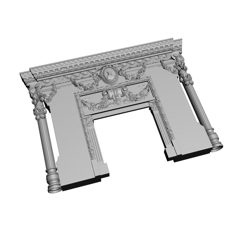 картинка Камин Набор 14 шт H4-031 3D-STL.COM