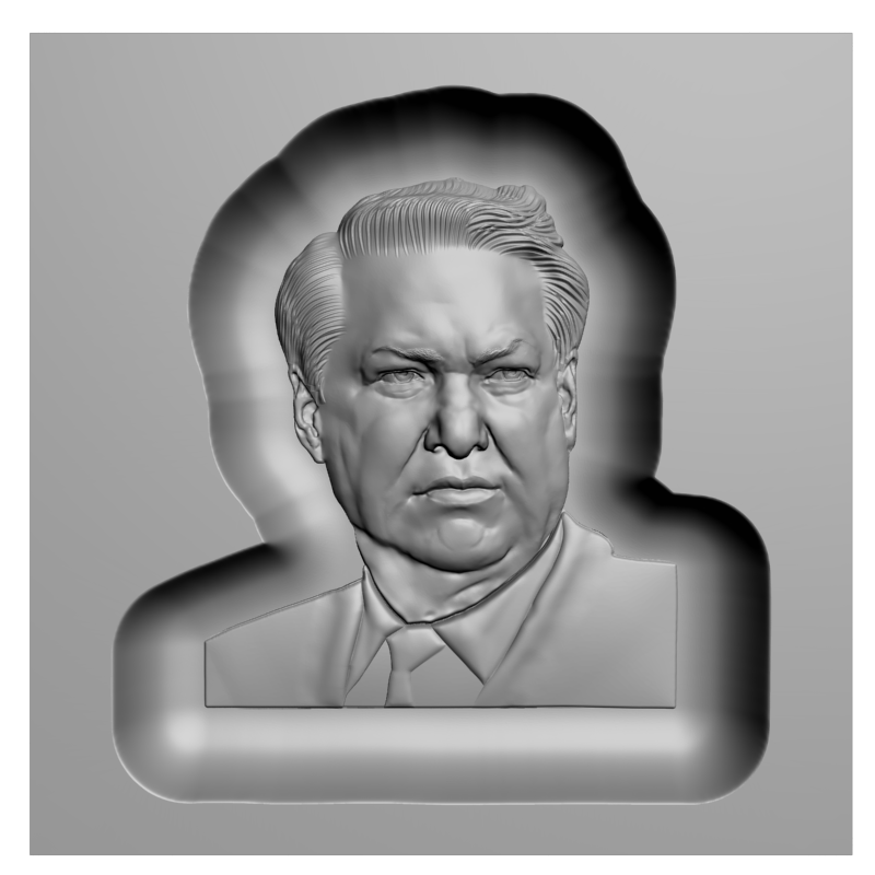 картинка Ельцин L1-121 3D-STL.COM