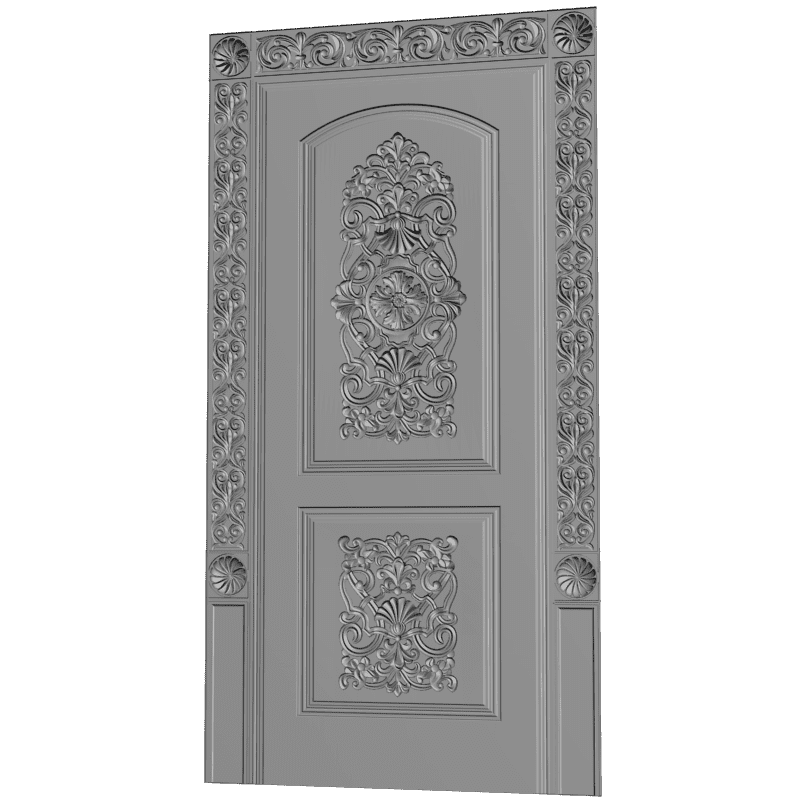 картинка Двери резные H3-067 3D-STL.COM