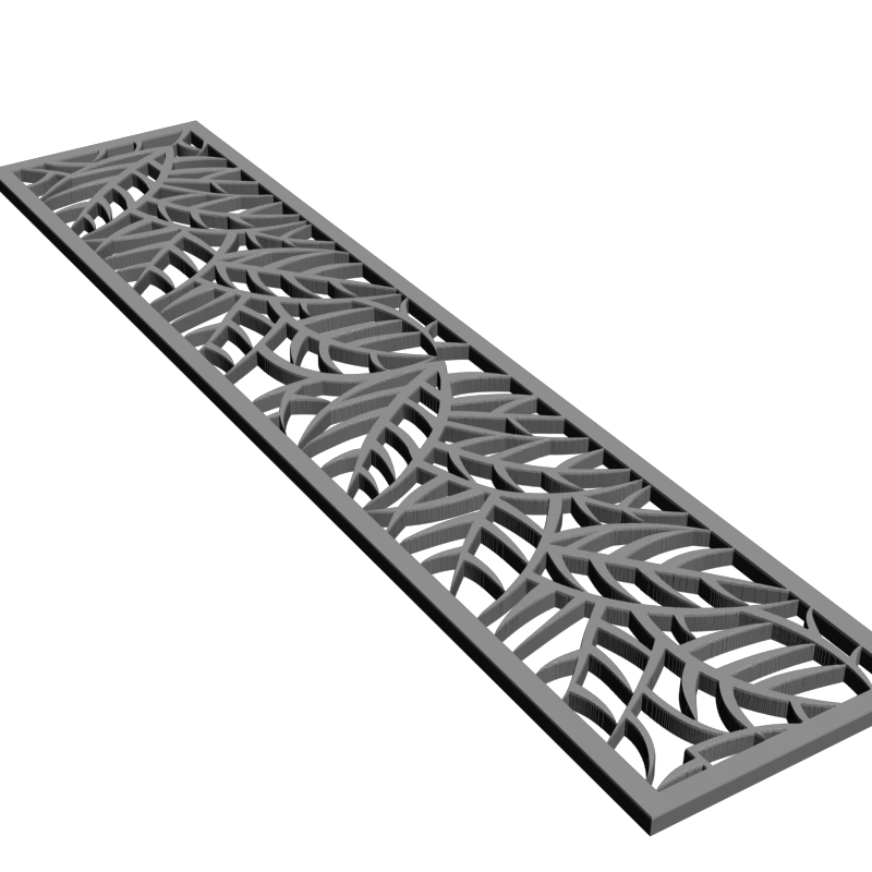 картинка Решётка декоративная прорезная D15-030 3D-STL.COM