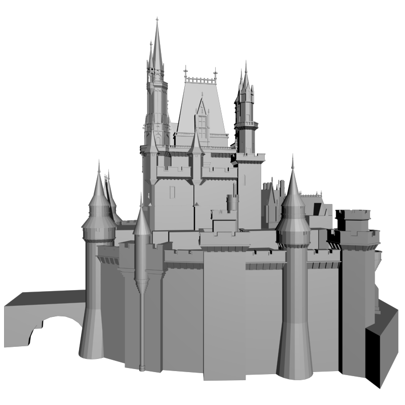 картинка Замок H1-032 3D-STL.COM