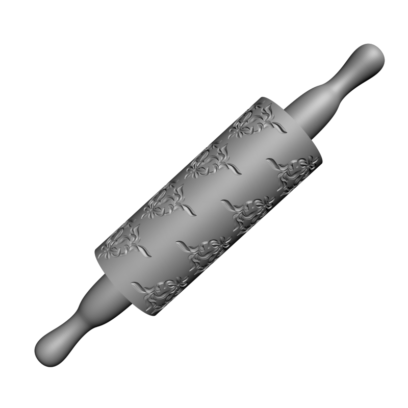 картинка Скалка с узорами H5-129 3D-STL.COM