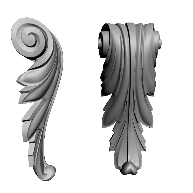 картинка Кронштейн резной D9-162 3D-STL.COM