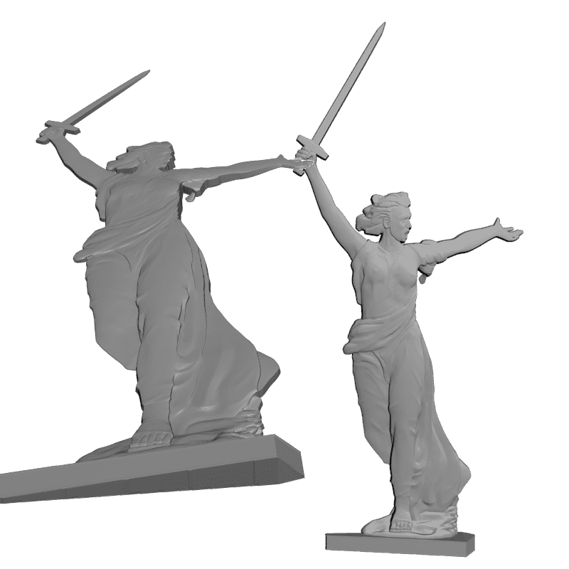 картинка Родина-Мать L1-066 3D-STL.COM