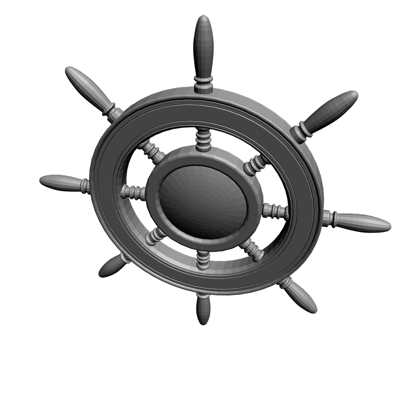 картинка Штурвал P4-077 3D-STL.COM